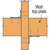 Simpson Strong-Tie ZMax 6 in. H X 1.69 in. W 18 Ga. Galvanized Steel Hurricane Tie