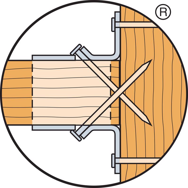 Simpson Strong-Tie 3.13 in. H X 5.63 in. W 18 Ga. Galvanized Steel Joist Hanger