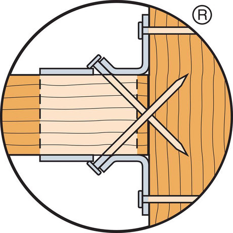 Simpson Strong-Tie 3.13 in. H X 5.63 in. W 18 Ga. Galvanized Steel Joist Hanger
