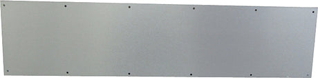 Schlage SC8400PA-619 8X34 Kick Plate, 34 in L, 8 in W, Aluminum, Satin Nickel