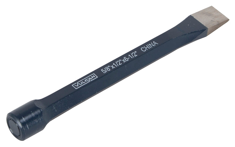 Vulcan JL-CSL005 Cold Chisel, 5/8 in Tip, 6-1/2 in OAL, Chrome Alloy Steel Blade, Hex Shank Handle