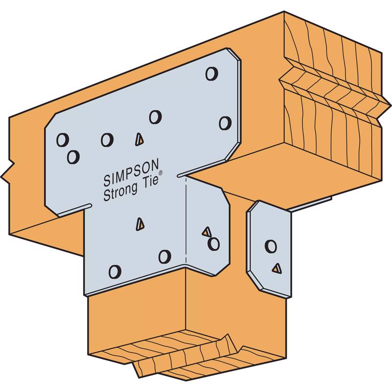 Simpson Strong-Tie ZMax 6.5 in. H X 5.5 in. W 18 Ga. Steel End Post Cap