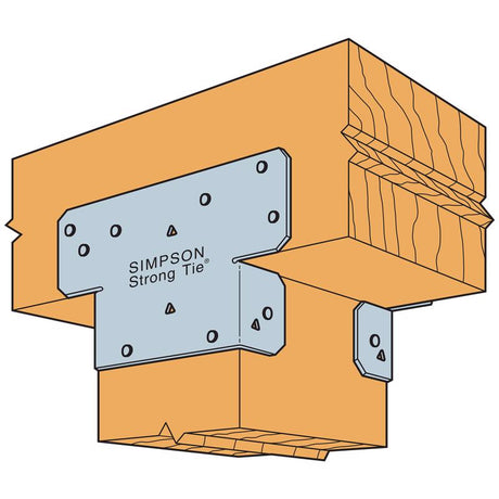 Simpson Strong-Tie ZMax 8.5 in. H X 1.5 in. W 18 Ga. Galvanized Steel End Post Cap