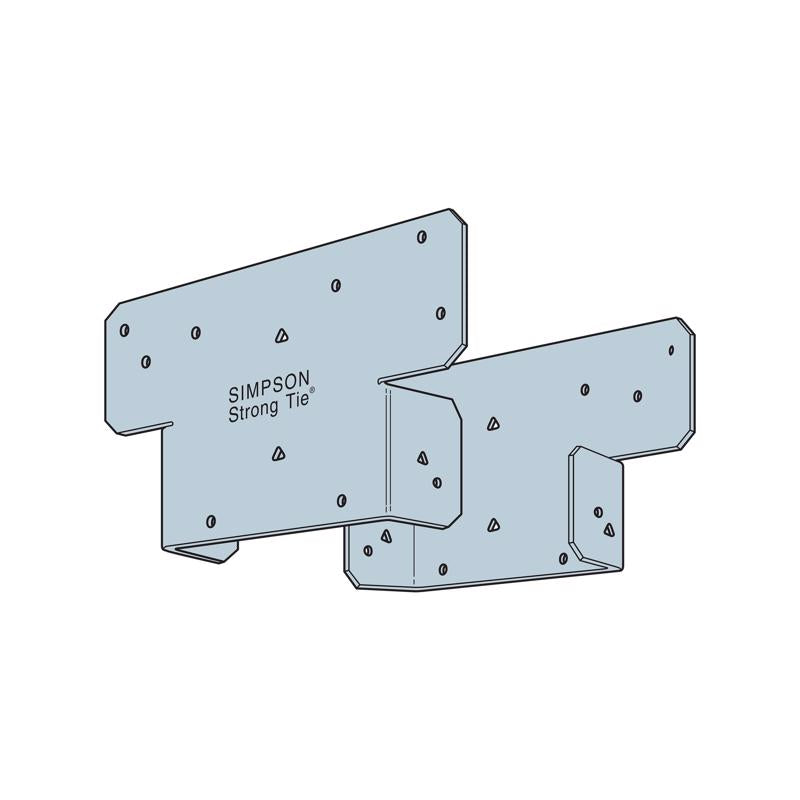 Simpson Strong-Tie ZMax 8.5 in. H X 1.5 in. W 18 Ga. Galvanized Steel End Post Cap