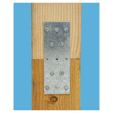 Simpson Strong-Tie 5 in. H X 0.04 in. W X 1.8 in. L Galvanized Steel Tie Plate