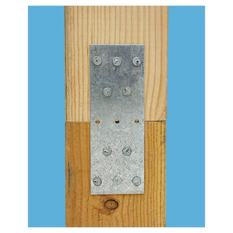 Simpson Strong-Tie 5 in. H X 0.04 in. W X 1.8 in. L Galvanized Steel Tie Plate