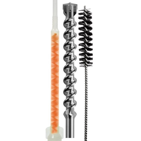 Simpson Strong-Tie 0.5 in. W Medium Bristle 5 in. Metal Handle Cleaning Brush