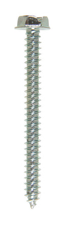 HILLMAN No. 10 X 2 in. L Slotted Hex Washer Head Sheet Metal Screws 100 pk