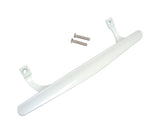 Barton Kramer 1.75 in. L White Metal Patio Door Handle Set