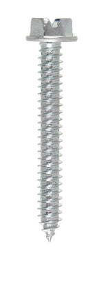 HILLMAN No. 14 X 2 in. L Slotted Hex Head Sheet Metal Screws 100 pk
