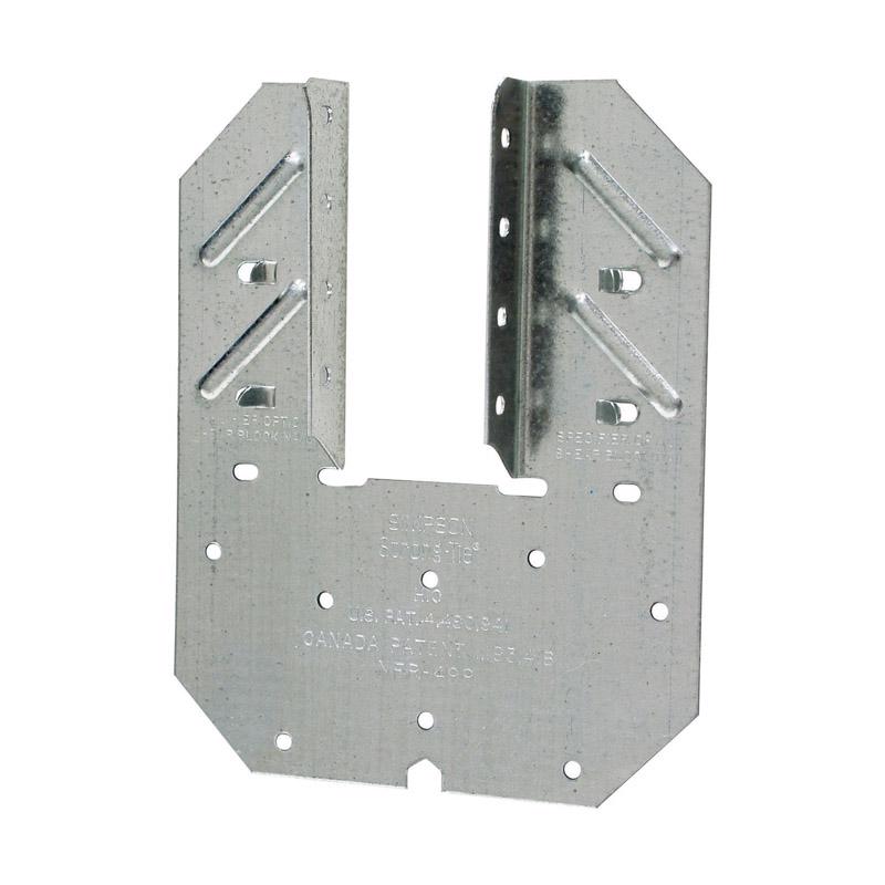 Simpson Strong-Tie 6.25 in. H X 5 in. W 18 Ga. Galvanized Steel Hurricane Tie, Pack of 50