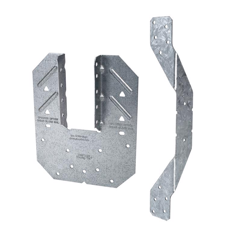 Simpson Strong-Tie 6.25 in. H X 5 in. W 18 Ga. Galvanized Steel Hurricane Tie, Pack of 50