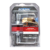 Schlage Elan Satin Chrome Entry Door Knob 1-3/4 in.
