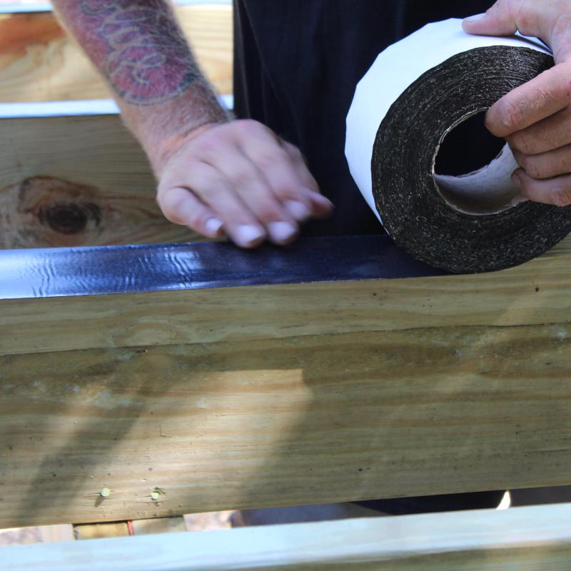 Deck Flash 3 in. W X 75 ft. L Tape Self Adhesive Deck Flashing Black
