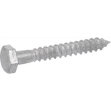 HILLMAN 3/8 in. X 5-1/2 in. L Hex Hot Dipped Galvanized Steel Lag Screw 50 pk