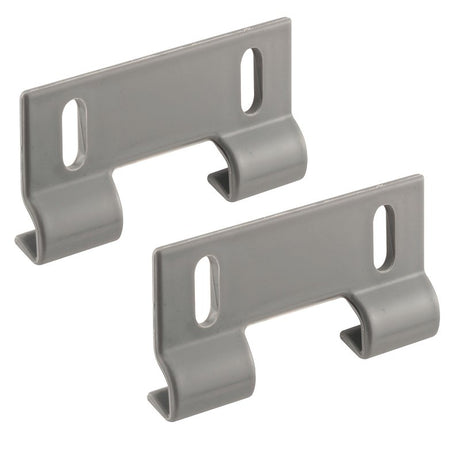Prime-Line M 6191 Bottom Hook Guide, Plastic, Gray, For: Keystone Shower/Tub Door Enclosures