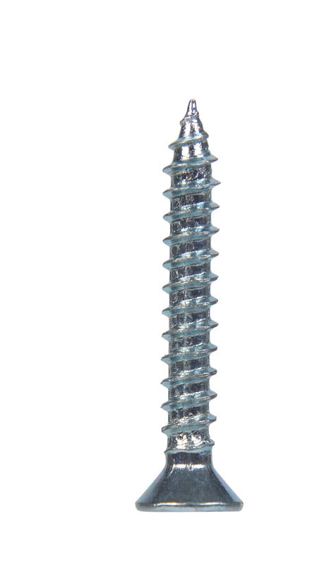 HILLMAN No. 6 X 1 in. L Phillips Zinc-Plated Coarse Wood Screws 100 pk