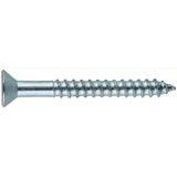 HILLMAN No. 8 Ga. X 1 in. L Phillips Zinc-Plated Coarse Wood Screws 100 pk