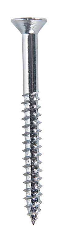 HILLMAN No. 6 X 1-1/2 in. L Phillips Zinc-Plated Coarse Wood Screws 100 pk