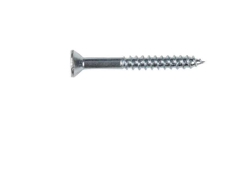 HILLMAN No. 8 X 1-1/2 in. L Phillips Zinc-Plated Coarse Wood Screws 100 pk