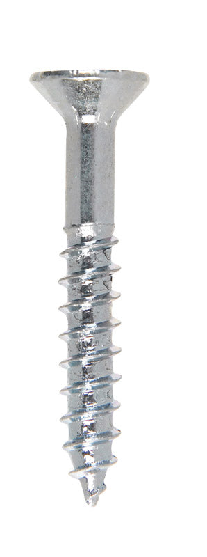 HILLMAN No. 12 X 1-1/2 in. L Phillips Zinc-Plated Coarse Wood Screws 100 pk