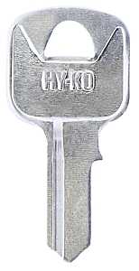 Hy-Ko 11010AB16 Key Blank, Brass, Nickel-Plated, For: Abus AB16 Locks, Pack of 10