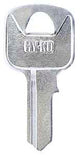 Hy-Ko 11010AB16 Key Blank, Brass, Nickel-Plated, For: Abus AB16 Locks, Pack of 10