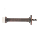 Ace Metal Oil Rubbed Bronze Bronze Rigid Door Stop Mounts to door and wall 1/8 in., Pack of 5