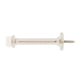 Ace Metal Satin Nickel Silver Rigid Door Stop Mounts to door and wall 1/8 in., Pack of 5