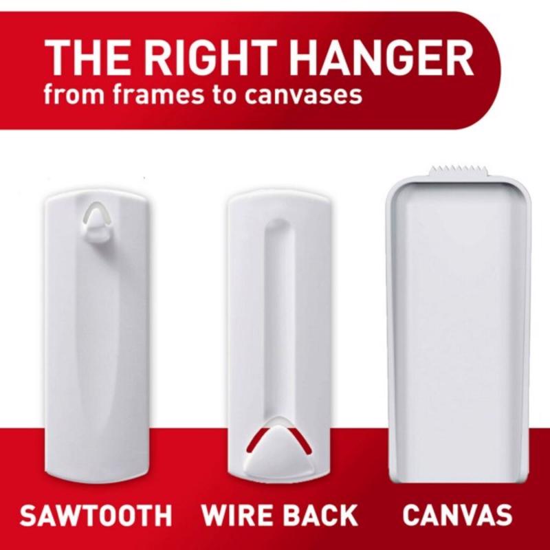 3M Command White Sawtooth Picture Hanger 4 lb 3 pk, Pack of 4