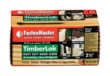 FastenMaster TimberLok No. 10 X 2-1/2 in. L Galvanized Coarse Wood Screws 50 pk