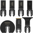 Dremel MM497U Universal Oscillating Multi-Tool Blade Kit, 1-1/4, 1-5/8, 2-3/4, 3 in, Bi-Metal/Carbide/HCS