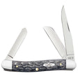 Case XX Pocket Worn Series 58413 Medium Stockman Pocket Knife, 2.57, 1.88, 1.7 in L Blade, Chrome Vanadium Steel Blade