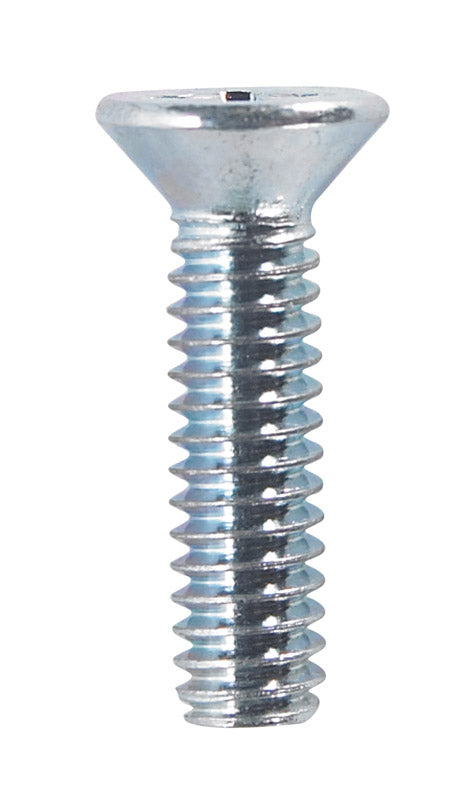 HILLMAN No. 1/4-20 X 1 in. L Phillips Flat Head Zinc-Plated Steel Machine Screws 100 pk