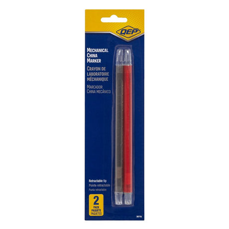 QEP 38778 Mechanical China Marker, Black/Red, Plastic Barrel