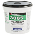Roberts 3085-0 Multi-Purpose Adhesive, Beige, 1 qt, Pail, Pack of 6