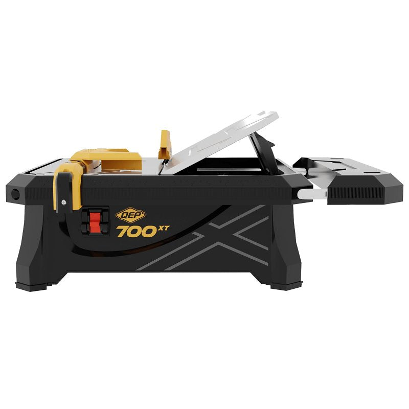 QEP 700XT Series 22700Q Tile Wet Saw with 8 in Table Extension, 1-1/4 in Cutting Capacity, 7 in Blade