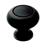 Amerock Allison Traditional Classics Round Cabinet Knob 1-1/4 in. D 1-3/16 in. Oil Rubbed Bronze 1 p