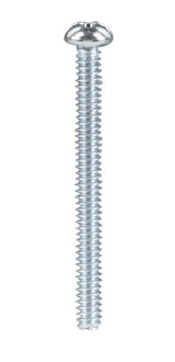 HILLMAN No. 6-32 X 1-1/2 in. L Combination Round Head Zinc-Plated Steel Machine Screws 100 pk