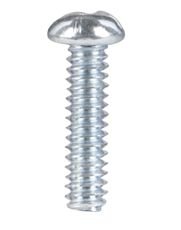 HILLMAN No. 10-24 X 3/4 in. L Combination Round Head Zinc-Plated Steel Machine Screws 100 pk