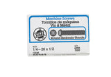 HILLMAN No. 1/4-20 X 1/2 in. L Combination Round Head Zinc-Plated Steel Machine Screws 100 pk