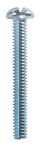 HILLMAN No. 1/4-20 X 2 in. L Combination Round Head Zinc-Plated Steel Machine Screws 100 pk