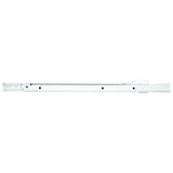 Knape & Vogt 1805H WH 500 Drawer Slide, 75 lb, 500 mm L Rail, 12.5 mm W Rail, Steel