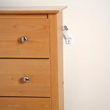 Safety 1st White Plastic Wall Straps 2 pk