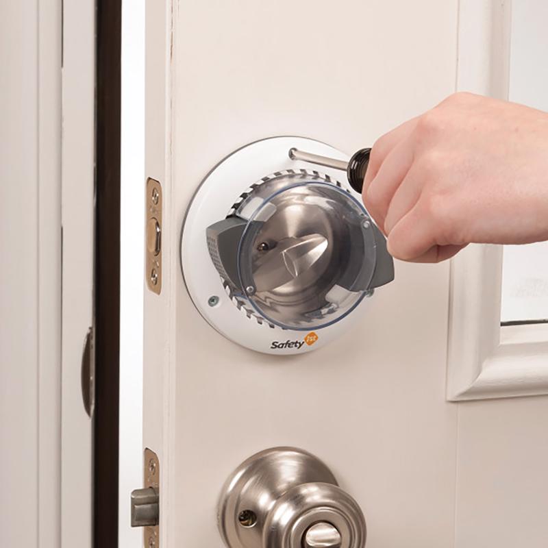 Safety 1st White Plastic Secure Mount Deadbolt Lock 1 pk