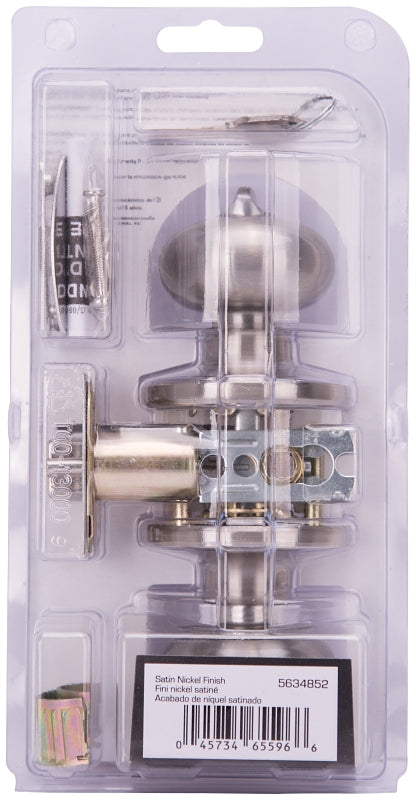 ProSource TFX200V-PS Entry Knob, Satin Nickel, KW1, KA3 Keyway, 3 Grade, Pack of 3