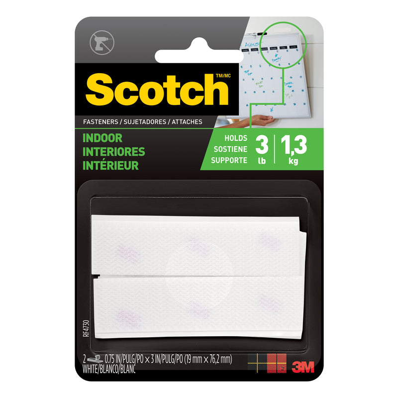 Scotch Medium Foam Hook and Loop Fastener 3 in. L 2 pk