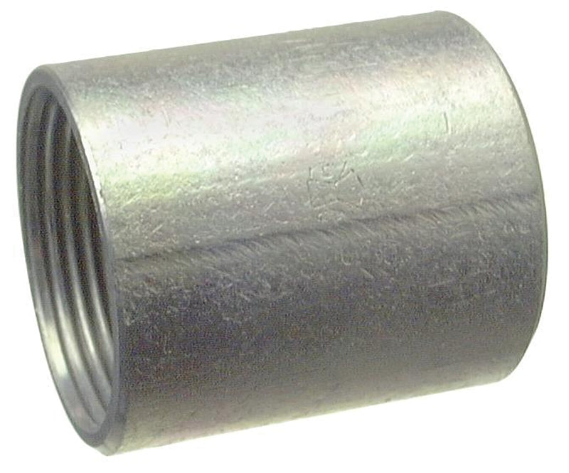 Halex 64015 Rigid Conduit Coupling, 1-1/2 in Threaded, 2.15 in OD, Steel, Galvanized