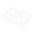 Prime-Line Round Plastic Screw Hole Cover 9/16 in. D X 0.3 in. L 53 pk White
