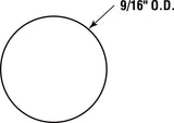 Prime-Line Round Plastic Screw Hole Cover 9/16 in. D 52 pk Pine